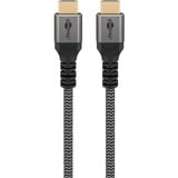 goobay Plus Ultra High-Speed HDMI-Kabel, 8K @ 60Hz grau, 2 Meter