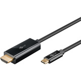 goobay USB Adapterkabel, USB-C Stecker > HDMI Stecker, 4K / 60Hz schwarz, 3 Meter