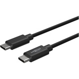 Ansmann USB 3.2 Gen 1 Kabel, USB-C Stecker > USB-C Stecker schwarz, 2 Meter, Laden mit bis zu 60 Watt