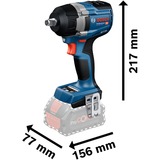 Bosch Professional Akku-Schlagschrauber GDS 18V-750 C Professional solo, 18Volt blau, ohne Akku und Ladegerät, mit Bluetooth-Modul, in L-BOXX