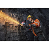 Bosch Professional Akku-Winkelschleifer GWX 18V-11PS Professional solo, 18Volt blau/schwarz, ohne Akku und Ladegerät, X-LOCK-Klicksystem, Zusatzhandgriff 