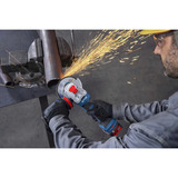 Bosch Professional Akku-Winkelschleifer GWX 18V-11PS Professional solo, 18Volt blau/schwarz, ohne Akku und Ladegerät, X-LOCK-Klicksystem, Zusatzhandgriff 
