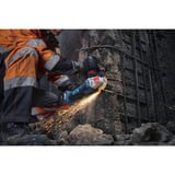 Bosch Professional Akku-Winkelschleifer GWX 18V-11PS Professional solo, 18Volt blau/schwarz, ohne Akku und Ladegerät, X-LOCK-Klicksystem, Zusatzhandgriff 