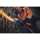 Bosch Professional Akku-Winkelschleifer GWX 18V-11PS Professional solo, 18Volt blau/schwarz, ohne Akku und Ladegerät, X-LOCK-Klicksystem, Zusatzhandgriff 