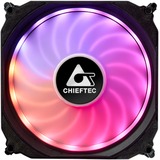 Chieftec CF-1225RGB, Gehäuselüfter schwarz/weiß, 120 mm