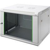 Digitus 483-mm-Wandschrank, 12 HE, IT-Schrank grau