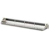 Digitus Modulares Patchpanel, 24 RJ-45 Ports silber, 1 HE, Rack Mount, geschirmt
