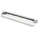 Digitus Modulares Patchpanel, 24 RJ-45 Ports silber, 1 HE, Rack Mount, geschirmt