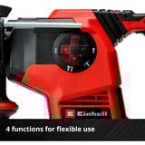 EINHELL Professional Akku-Bohrhammer HEROCCO 36/28, 36Volt (2x18Volt) rot/schwarz, ohne Akku und Ladegerät