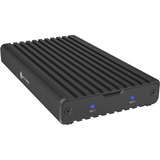 ICY BOX IB-2817M-C32 , Laufwerksgehäuse schwarz, 2 Bay Gehäuse für M.2 NVMe via USB 3.2 Gen 2x2 Type-C