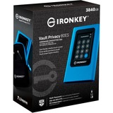 Kingston IronKey Vault Privacy 80 3.84 TB, Externe SSD blau/schwarz, USB-C 3.2 Gen 1 (5 Gbit/s)