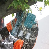 Makita Top Handle Akku-Kettensäge DUC256Z, 36Volt (2x18V), Elektro-Kettensäge blau/schwarz, ohne Akku und Ladegerät