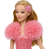 Mattel Wicked Singende Glinda-Modepuppe beweglich und mit abnehmbarer Film-Mode und Accessoires