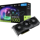 PNY GeForce RTX 5060 ARGB Triple Fan OC, Grafikkarte DLSS 4, 3x DisplayPort, 1x HDMI 2.1