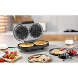 Severin Doppel-Waffeleisen Black Line WA2118 schwarz, 1.200 Watt
