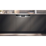 Siemens SN53HS10TE iQ300, Spülmaschine edelstahl (gebürstet)/schwarz, 60 cm, Home Connect