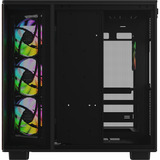 Thermaltake View 380 XL WS ARGB Black, Tower-Gehäuse schwarz/holz, Tempered Glass x 2, Holz-Struktur