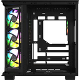 Thermaltake View 380 XL WS ARGB Black, Tower-Gehäuse schwarz/holz, Tempered Glass x 2, Holz-Struktur