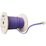 Digitus Professional Cat.6 F/UTP Verlegekabel simplex, B2ca violett, 500 Meter Trommel