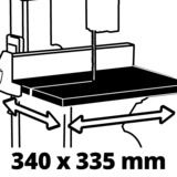 Einhell Bandsäge TC-SB 245 L rot, 400 Watt