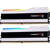 G.Skill DIMM 64 GB DDR5-6000 (2x 32 GB) Dual-Kit, Arbeitsspeicher weiß, F5-6000J3040G32GX2-TZ5RW, Trident Z5 RGB, INTEL XMP