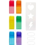 MGA Entertainment Rainbow High Watercolor & Create DIY Modepuppe - Braune Augen 