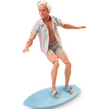 Mattel Barbie The Movie - Ken Puppe mit Surfbrett 
