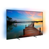 Philips 77OLED818/12, OLED-Fernseher 194 cm (77 Zoll), dunkelgrau, UltraHD/4K, WLAN, Ambilight, Dolby Vision, 120Hz Panel