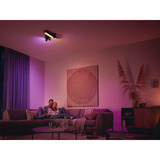 Philips HUE White & Color Ambiance CentrisCross 3er Deckenspot, LED-Leuchte schwarz
