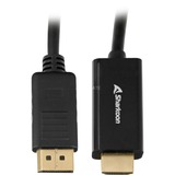 Sharkoon Adapterkabel Displayport 1.2 > HDMI 4K schwarz, 1 Meter