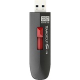 Team Group C212 256 GB, USB-Stick schwarz/rot, USB-A 3.2 Gen 2