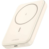 UGREEN Kabellose Magnetische Powerbank 5000mAh beige