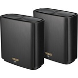 ASUS ZenWiFi XT8 V2 AX6600 2er, Router schwarz, 2 Geräte