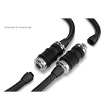 Alphacool ES Schnellverschluss BLH1A PushIn Male AG, Verbindung chrom