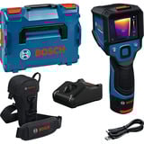 Bosch Akku-Wärmebildkamera GTC 12V-450-13 Professional, Thermodetektor blau/schwarz, Li-Ionen Akku 2,0Ah, in L-BOXX