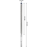 Bosch Professional EXPERT Hammerbohrer SDS-max-8X, Ø 22mm 5 Stück, Arbeitslänge 400mm