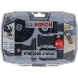 Bosch Professional Starlock Sägeblatt-Satz Holz-Set 6+1 7-teilig, für Multifunktionswerkzeuge