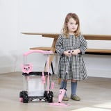 Casdon Hetty Cleaning Trolley, Kinderhaushaltsgerät rosa