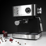 Cecotec Power Espresso 20 Matic Professionale, Espressomaschine edelstahl (gebürstet)/schwarz, 850 Watt