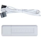 Lian Li UNI FAN SL120 Wireless 3er-Pack inkl. Controller, Gehäuselüfter weiß, 124.5 mm