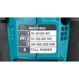 Makita Akku-Schlagschrauber DTW1005Z, 18Volt blau/schwarz, ohne Akku und Ladegerät, mit 138mm Langschaft 3/4"-Vierkant