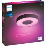 Philips White & Color Ambiance Infuse Deckenleuchte M, LED-Leuchte schwarz