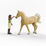Schleich Horse Club Sarah & Mystery, Spielfigur braun