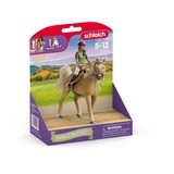 Schleich Horse Club Sarah & Mystery, Spielfigur braun