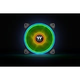 Thermaltake Riing Quad 14 RGB Radiator Fan TT Premium Edition Single Fan Pack, Gehäuselüfter schwarz, Single Pack, ohne Controller, 140 mm