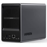 UGREEN DXP2800 + 2x 4 TB Seagate IronWolf HDD Bundle, NAS 