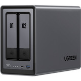 Ugreen DXP2800 + 2x 4 TB Seagate IronWolf HDD Bundle, NAS 
