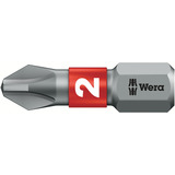 Wera Kraftform Kompakt 28 RA 1, Bit-Satz schwarz/grün, 6-teilig, 1/4", mit Ratschenfunktion und Edelstahl-Bithalter