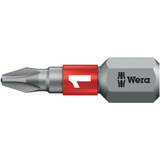 Wera Kraftform Kompakt 28 RA 1, Bit-Satz schwarz/grün, 6-teilig, 1/4", mit Ratschenfunktion und Edelstahl-Bithalter