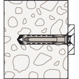 fischer Spreizdübel SX Plus 8x40 hellgrau, 100 Stück